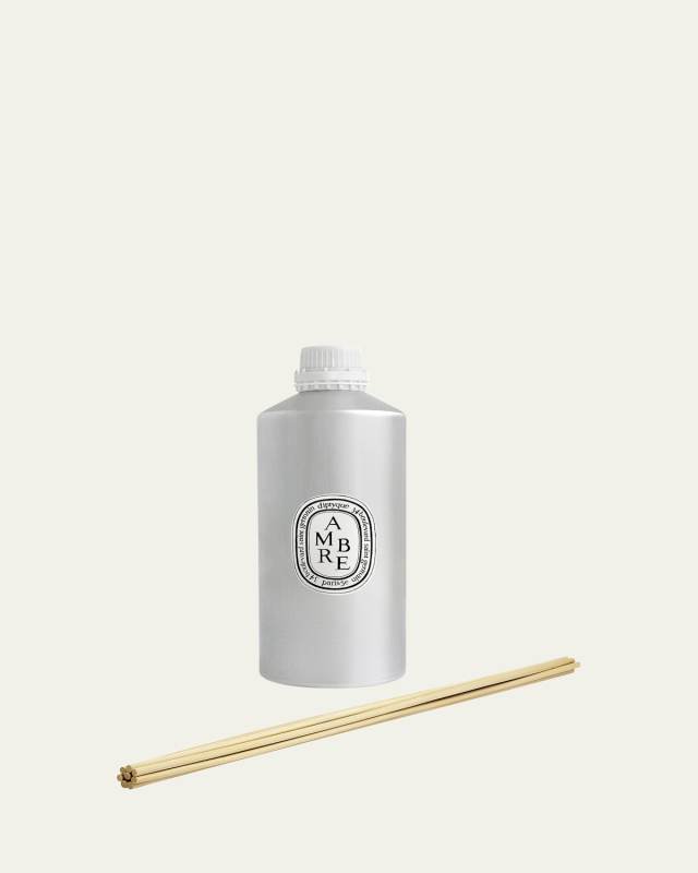 Large Ambre Diffuser Refill with Reeds, 2L
